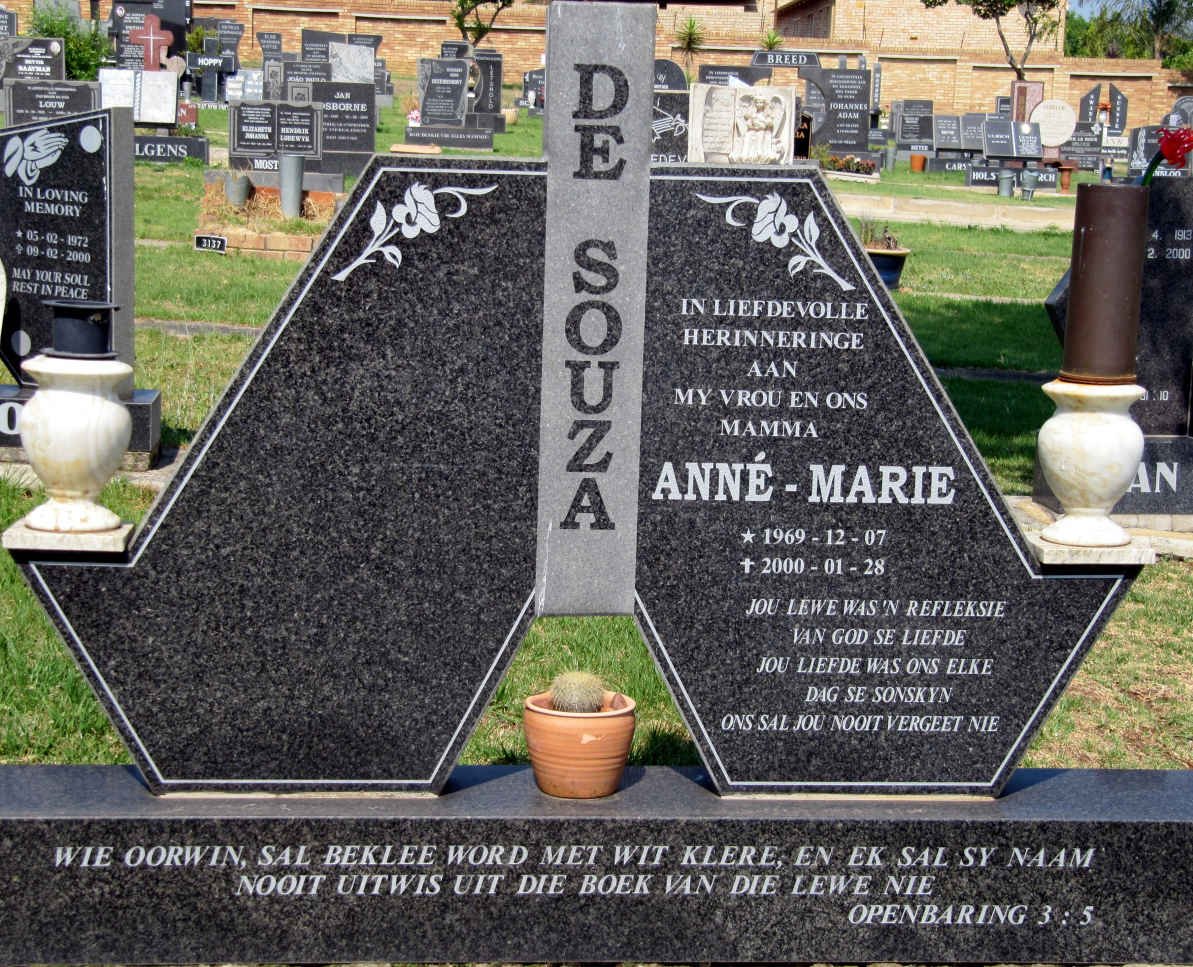 SOUSA Anné-Marie, de 1969-2000
