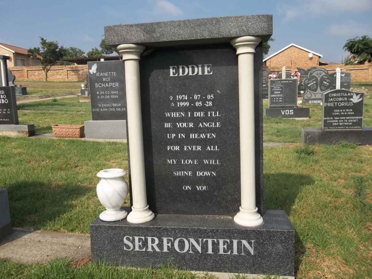 SERFONTEIN Eddie 1974-1999