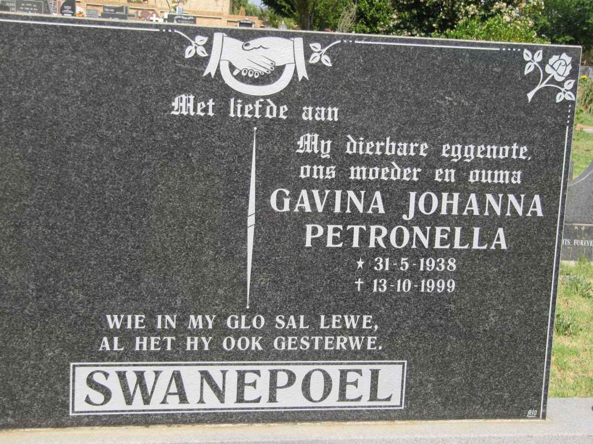 SWANEPOEL Gavina Johanna Petronella 1938-1999