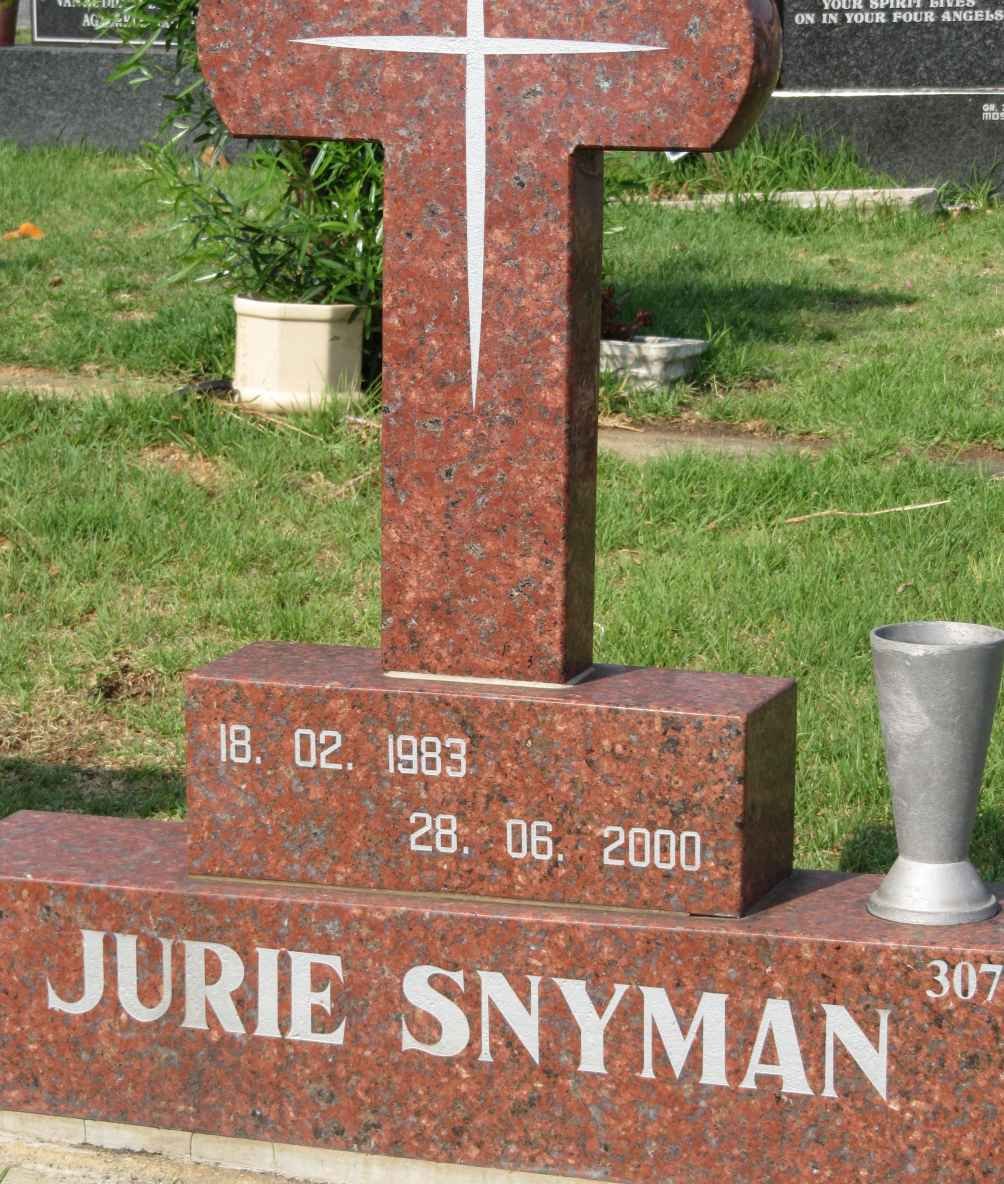 SNYMAN Jurie 1983-2000