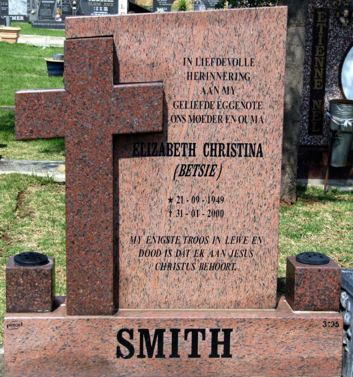SMITH Elizabeth Christina 1949-2000