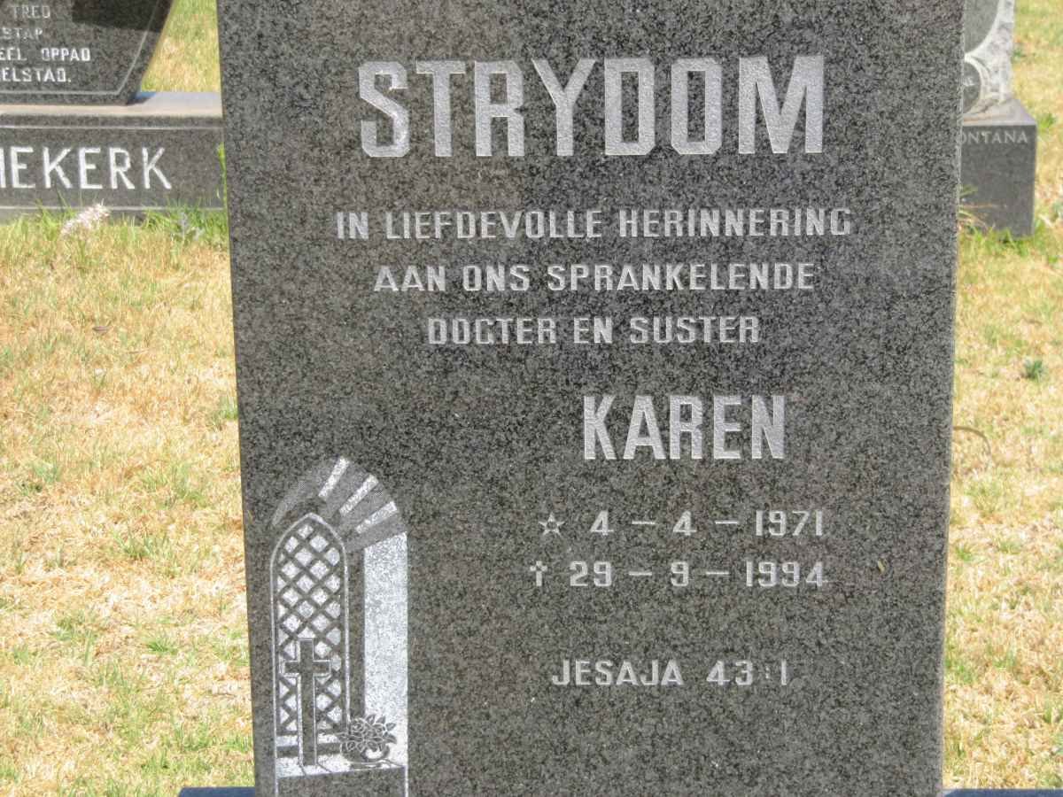 STRYDOM Karen 1971-1994