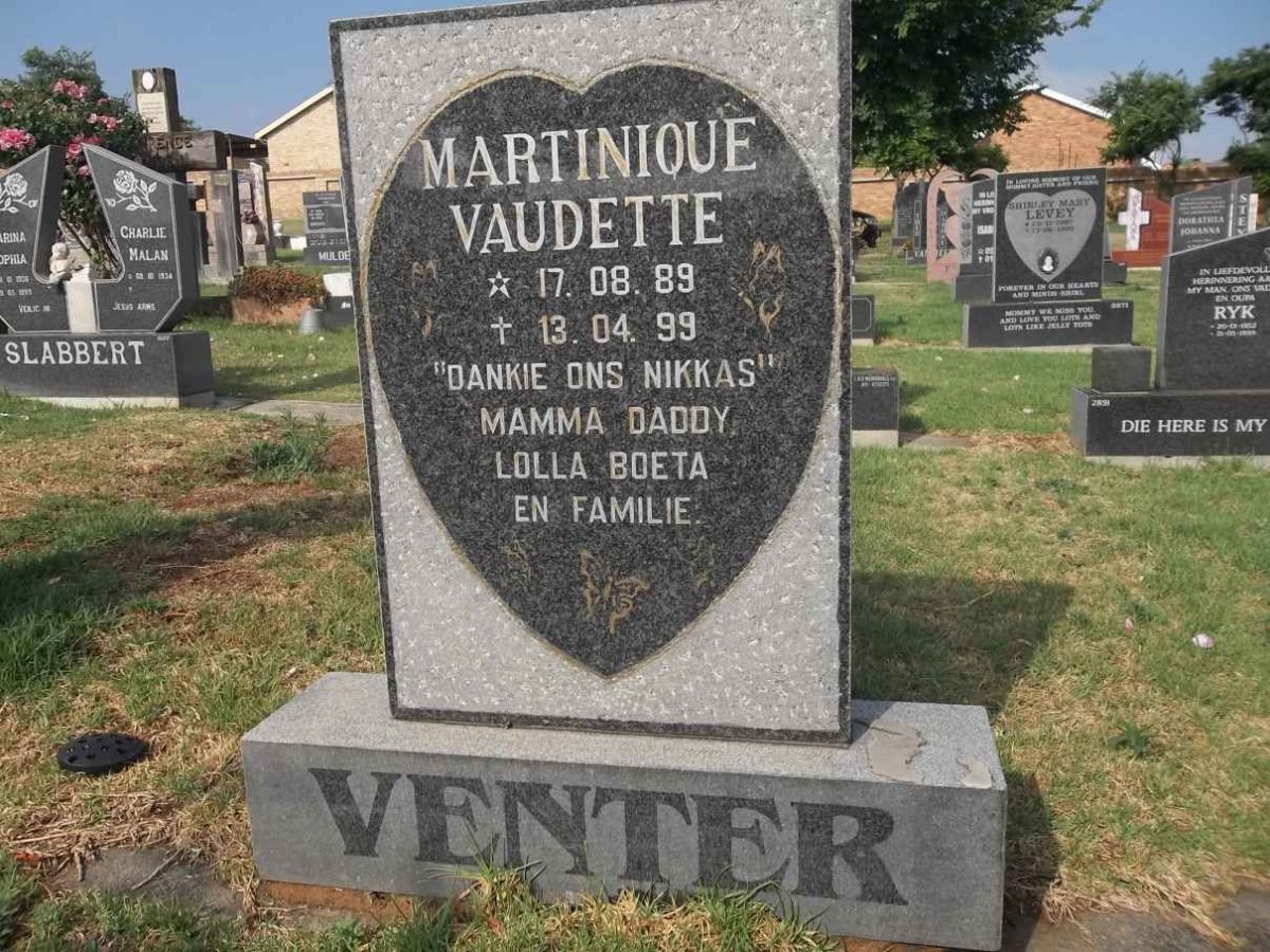 VENTER Martinique Vaudette 1989-1999