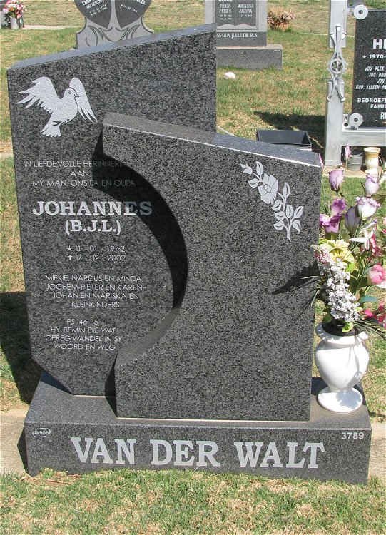WALT B.J.L., van der 1942-2002