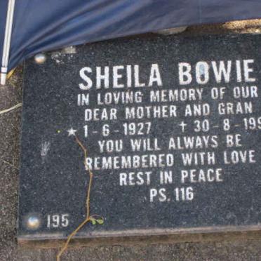 BOWIE Sheila 1927-1997