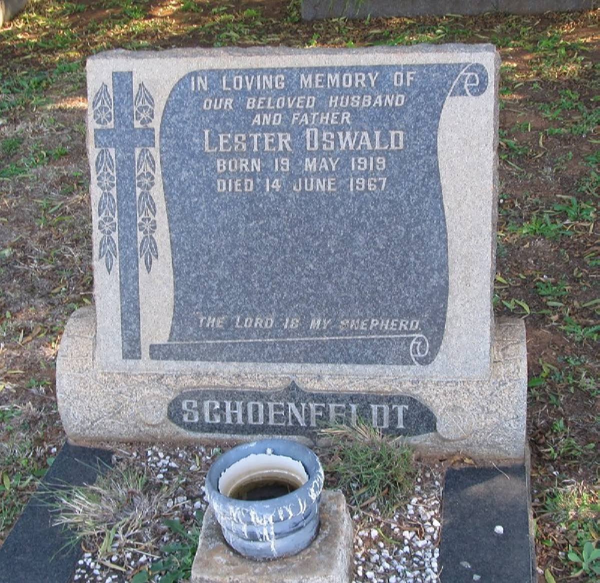 SCHOENFELDT Lester Oswald 1919-1967
