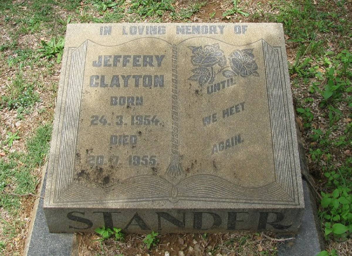 STANDER Jeffery Clayton 1954-1955