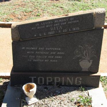 TOPPING Rita 1927-1970