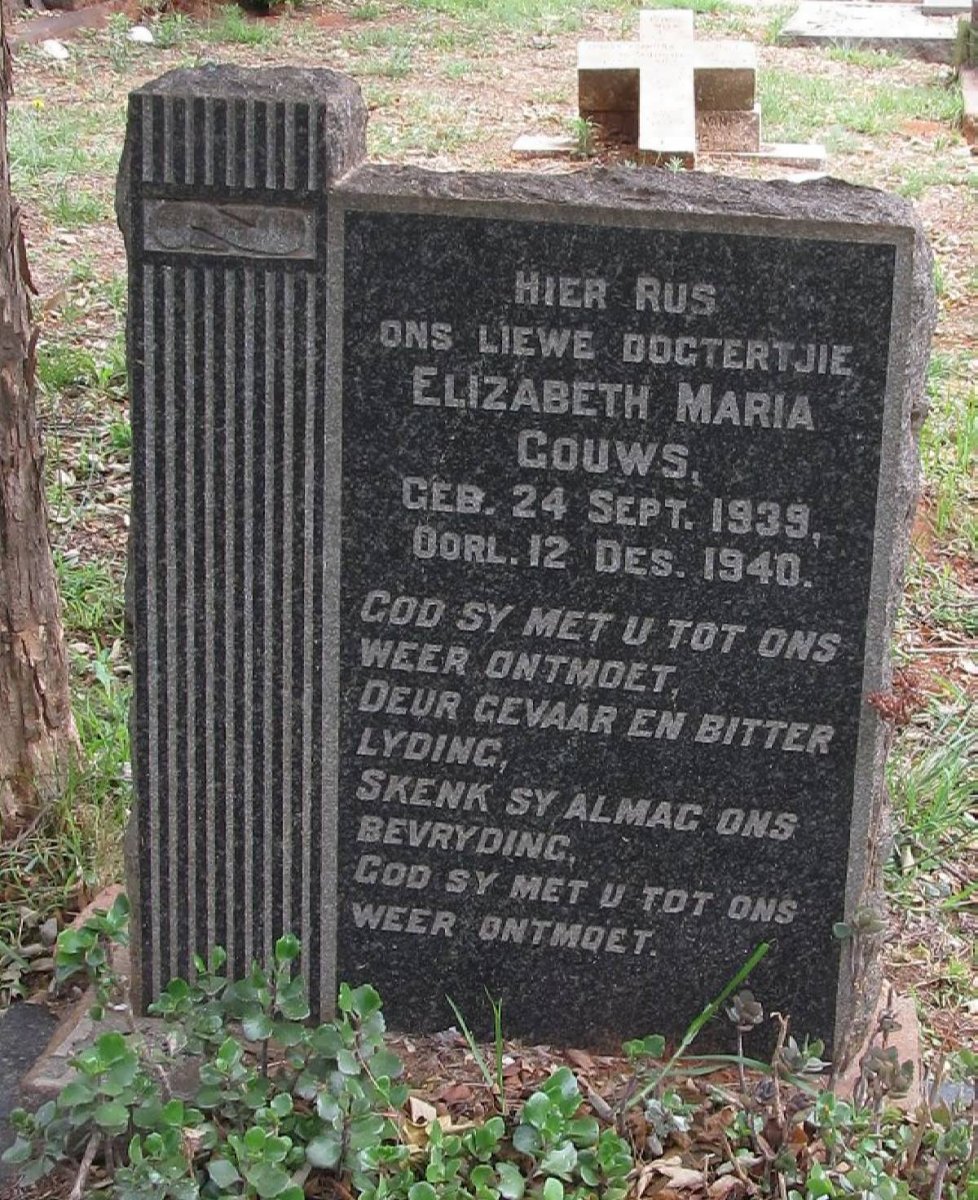 GOUWS Elizabeth Maria 1939-1940