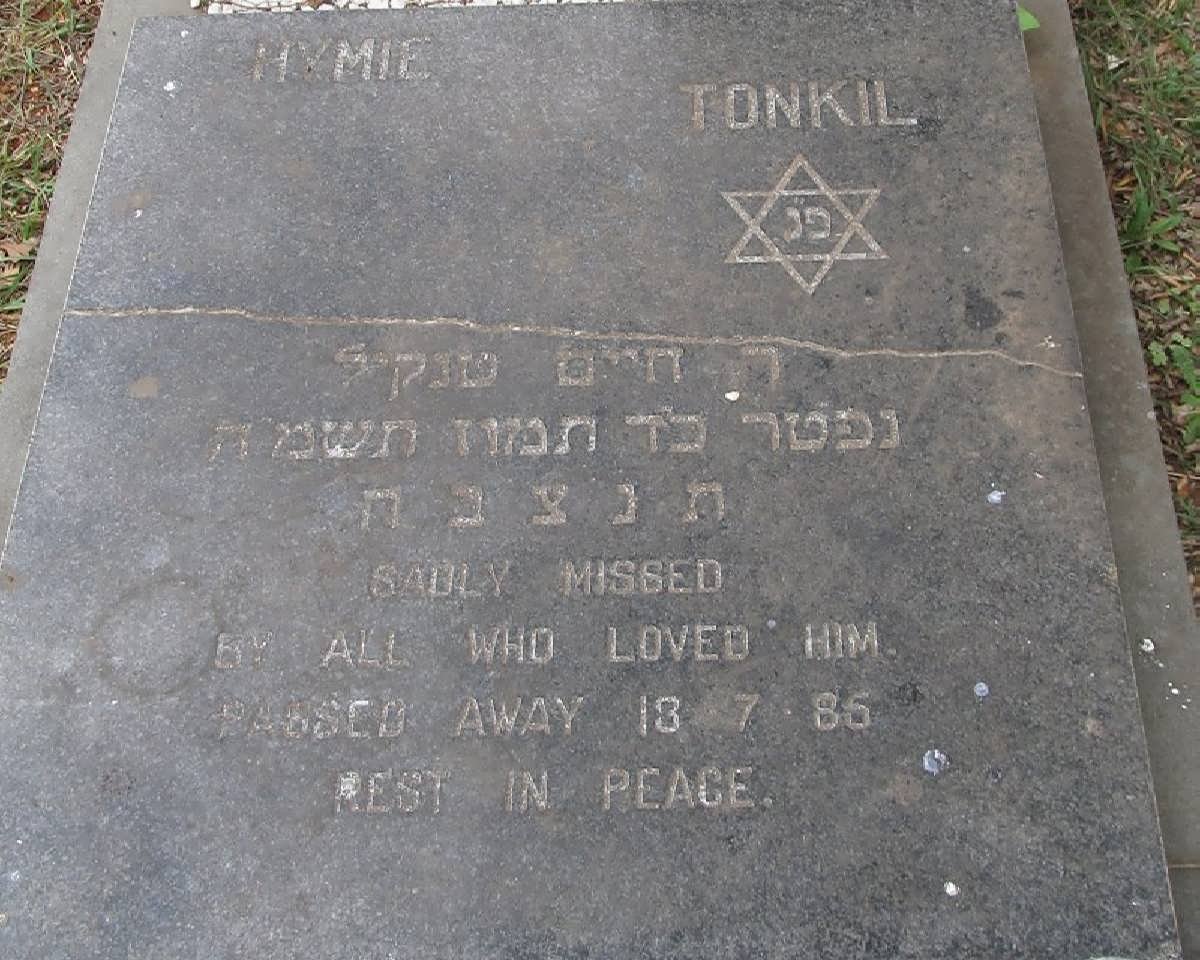 TONKIN Hymie -1986