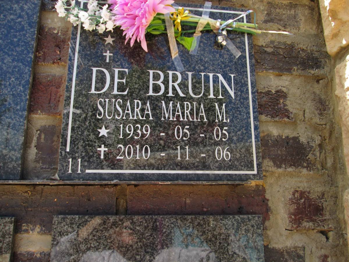 BRUIN Susara Maria M., de 1939-2010