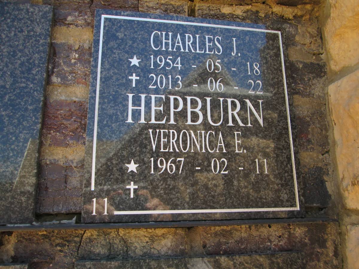HEPBURN Charles J. 1954-2013 &amp; Veronica E. 1967-