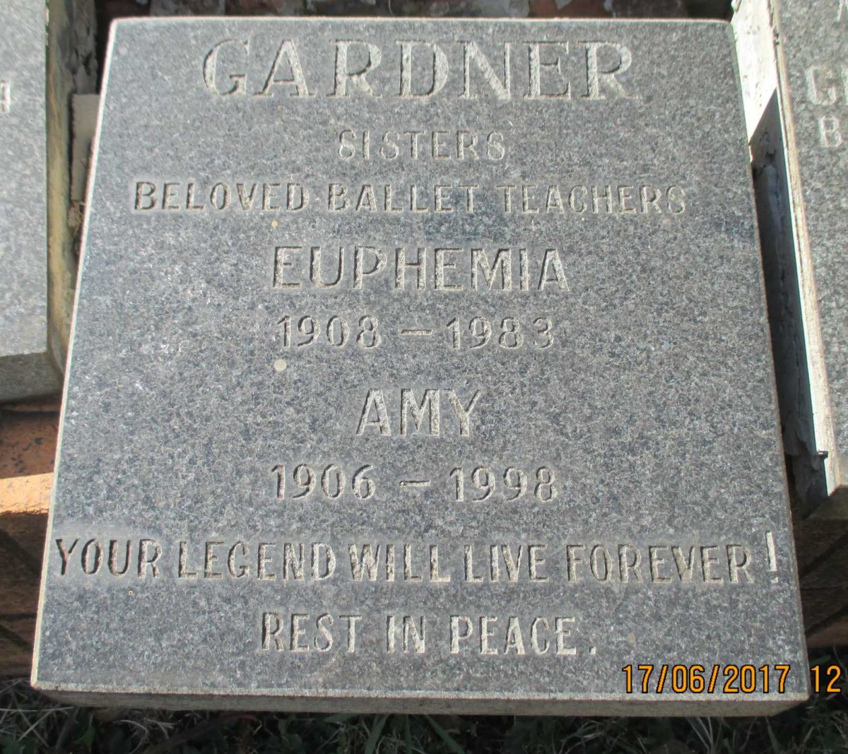 GARDNER Amy 1906-1998 :: GARDNER Euphemia 1908-1983