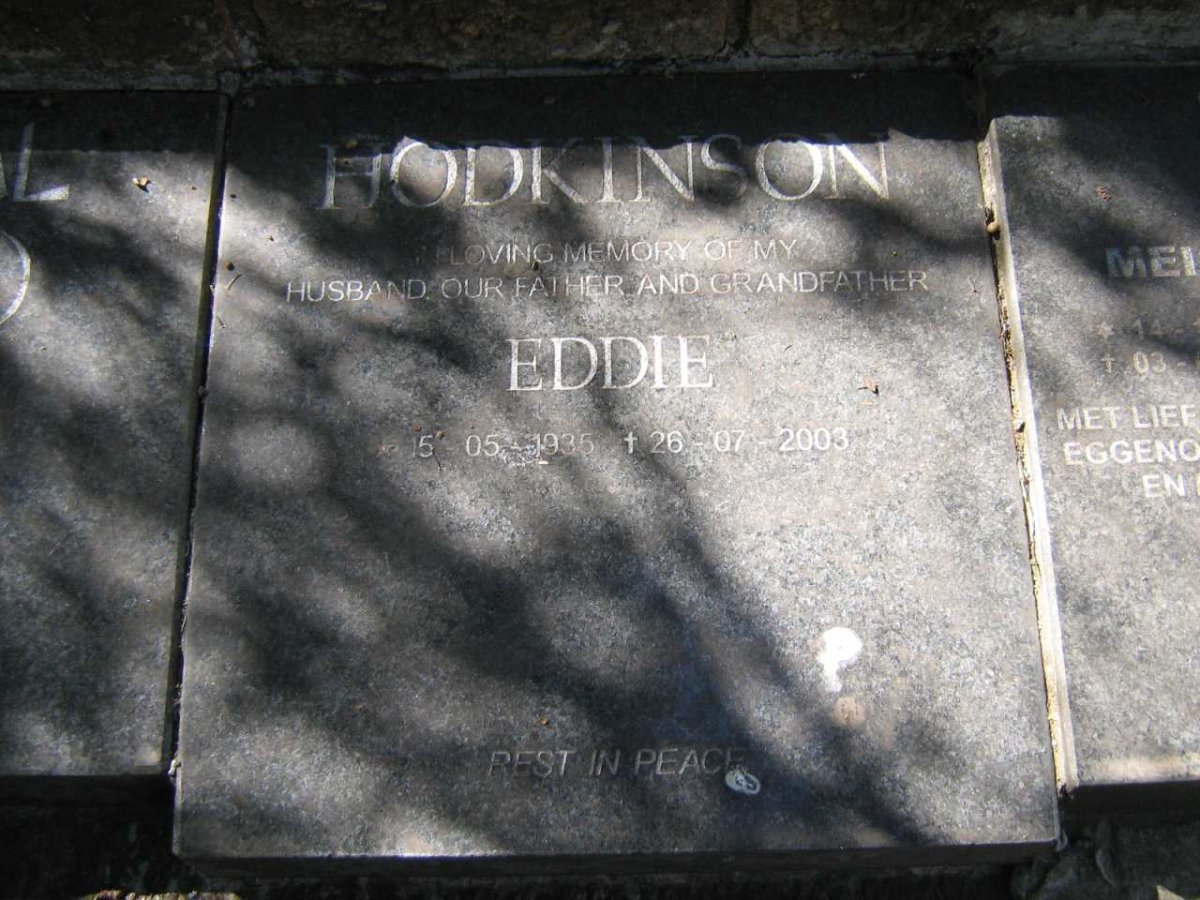 HODKINSON Eddie 1935-2003