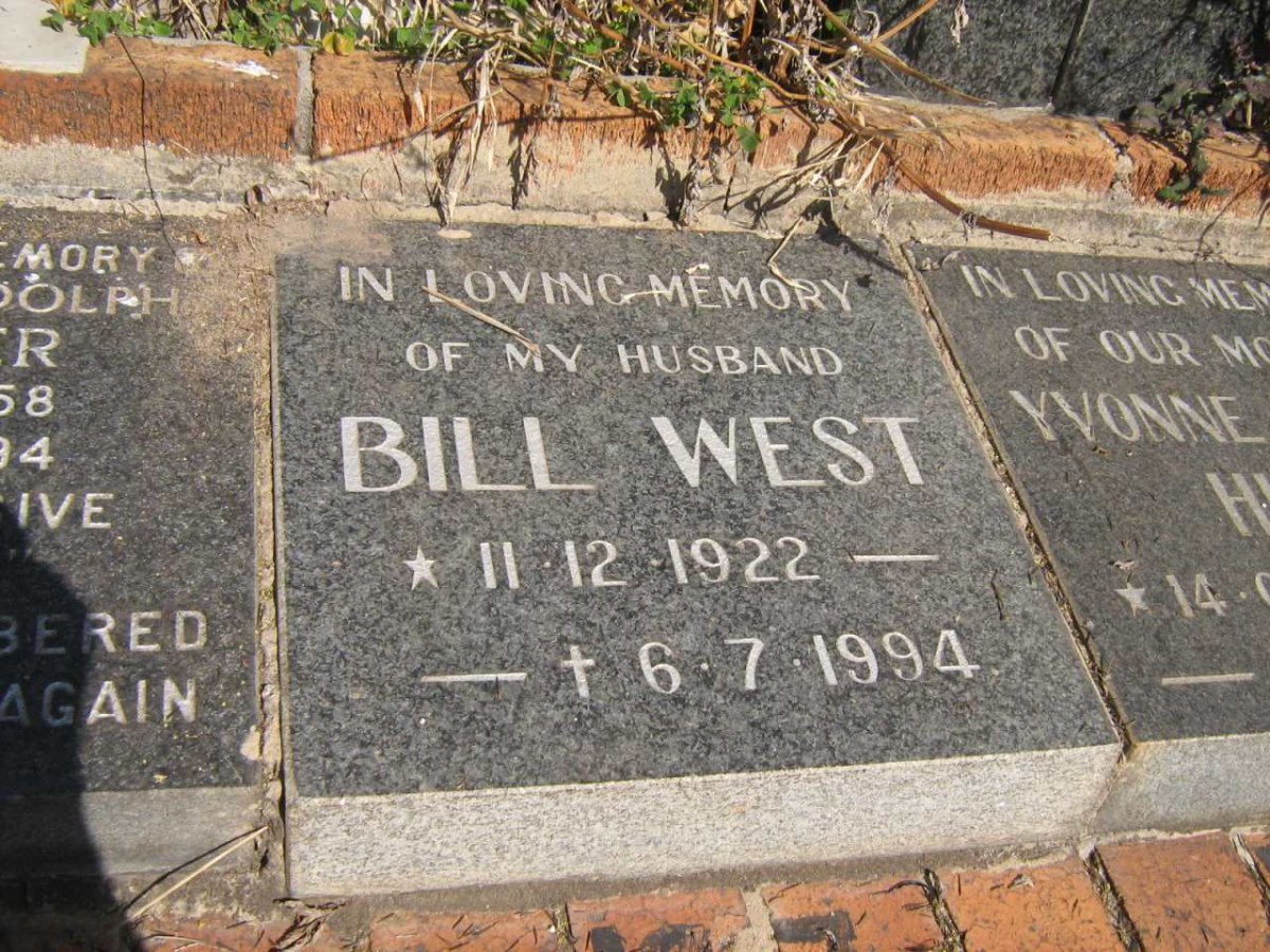 WEST Bill 1922-1994