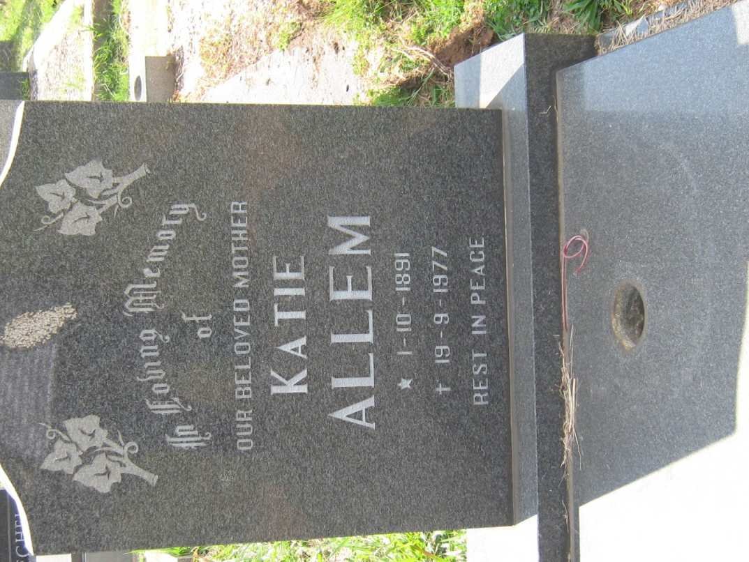 ALLEM Katie 1891-1977