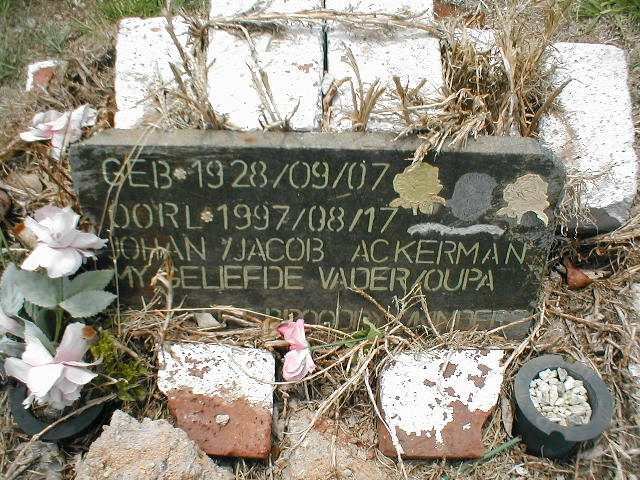 ACKERMAN Johan Jacob 1928-1997