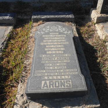 ARONS Sidney -1942