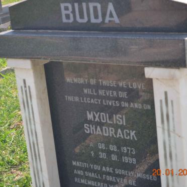 BUDA Mxolisi Shadrack 1973-1999