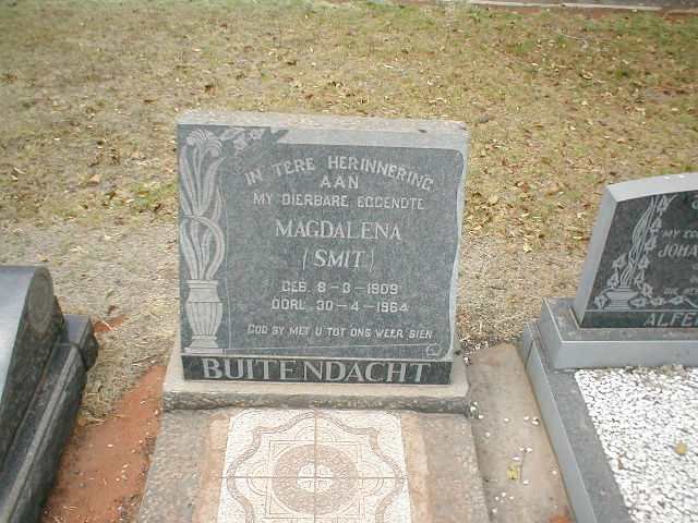 BUITENDACHT Magdalena nee SMIT 1909-1964