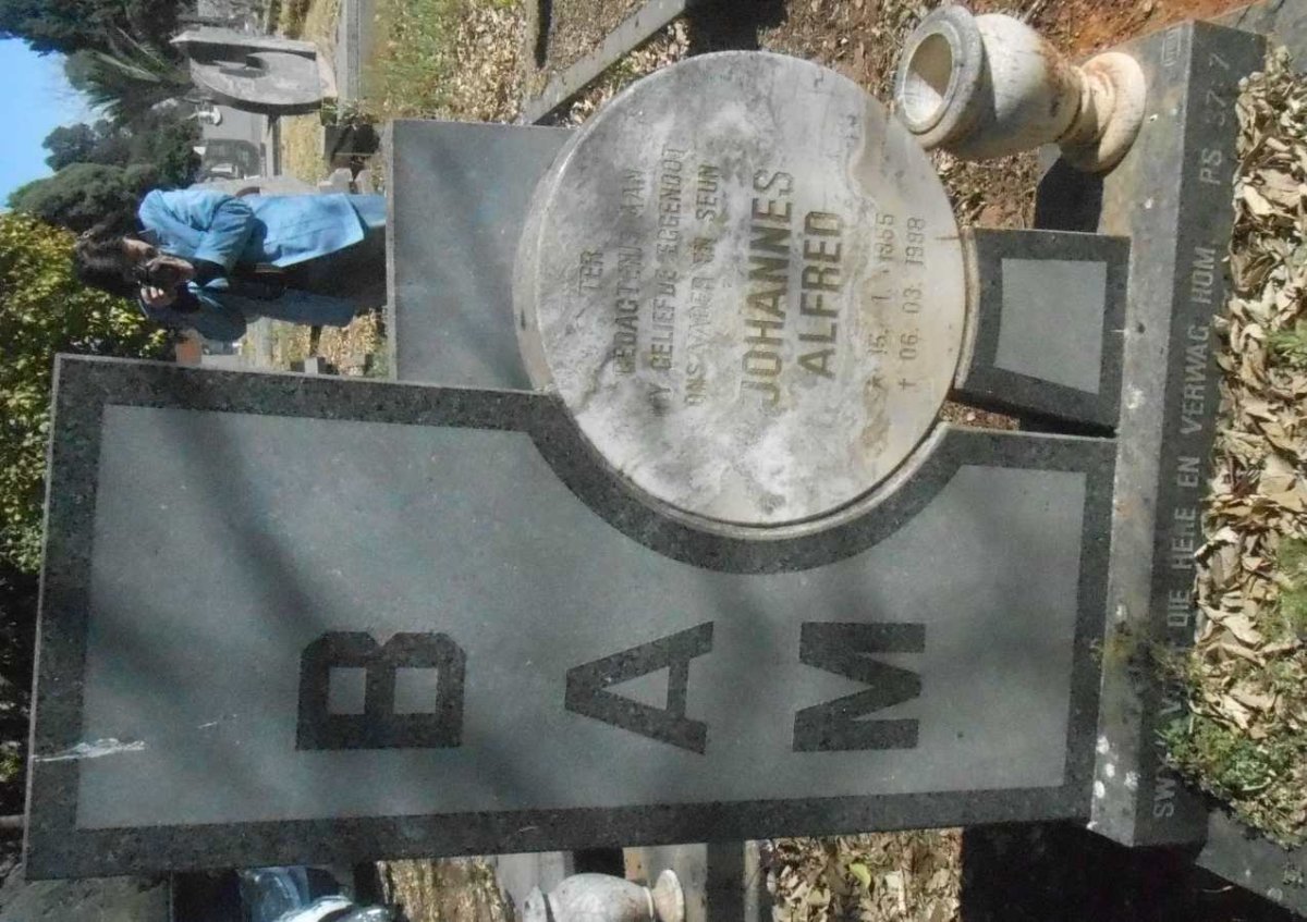 BAM Johannes Alfred 1955-1998