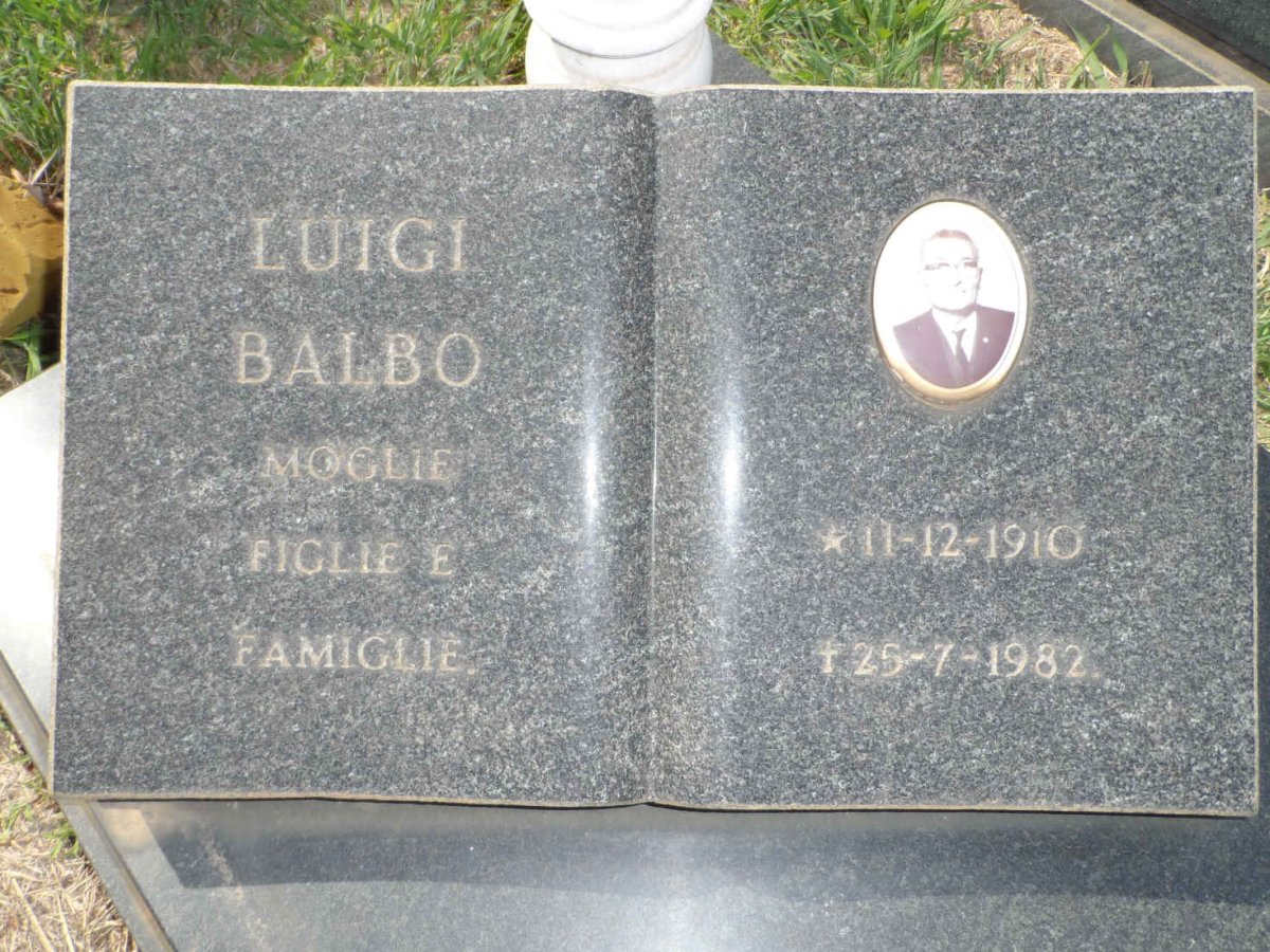 BALBO Luigi 1910-1982 &amp; Zita 1913-1995