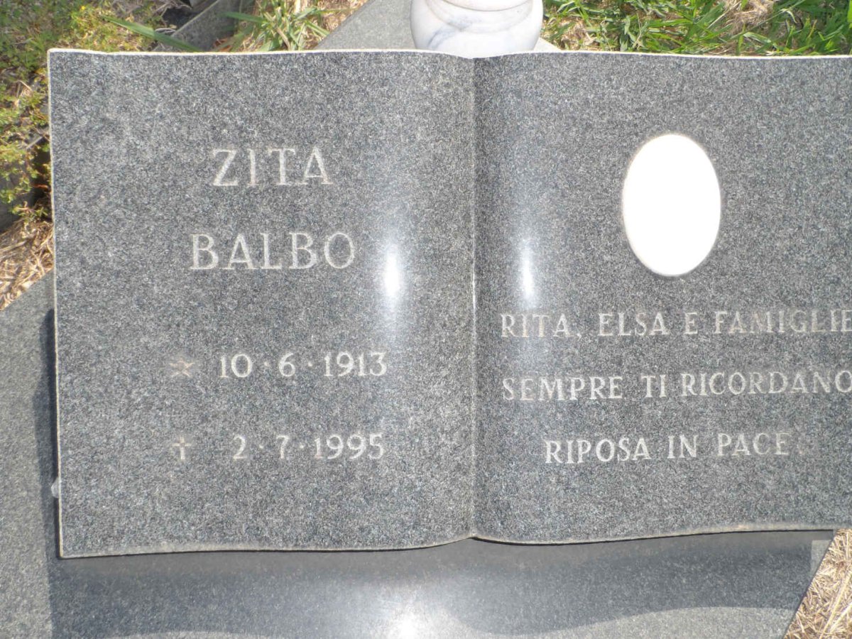 BALBO Luigi 1910-1982 &amp; Zita 1913-1995