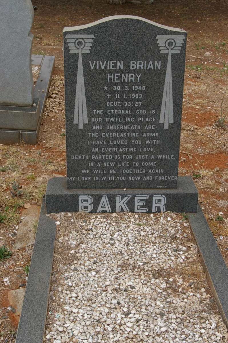 BAKER Vivien Brian Henry 1948-1983