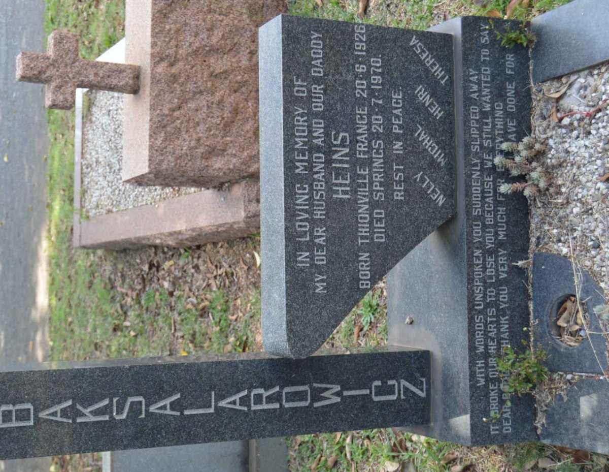 BAKSALAROWICZ Heins 1926-1970
