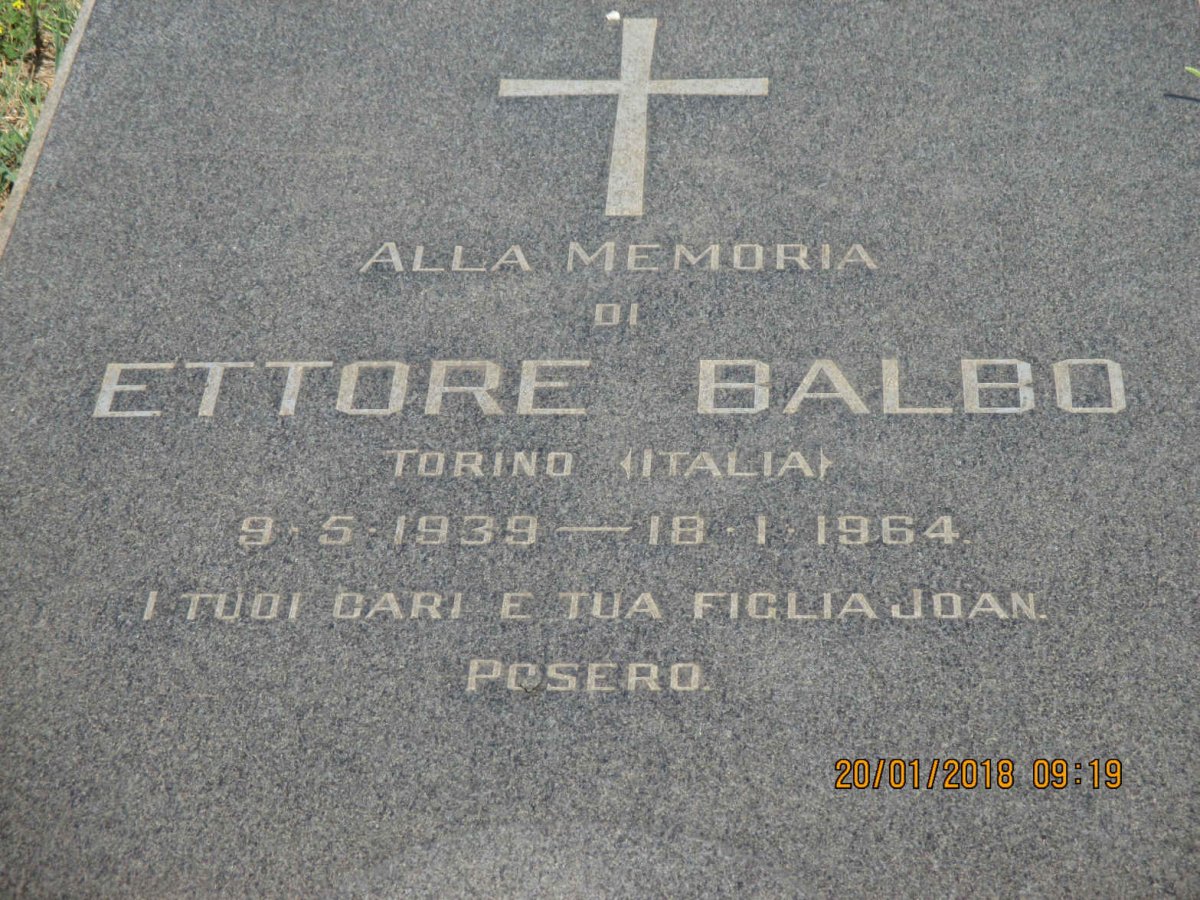 BALBO Ettore 1939-1964