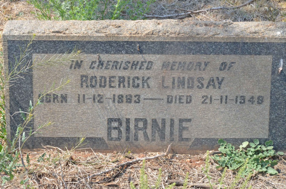 BIRNIE Roderick Lindsay 1883-1948