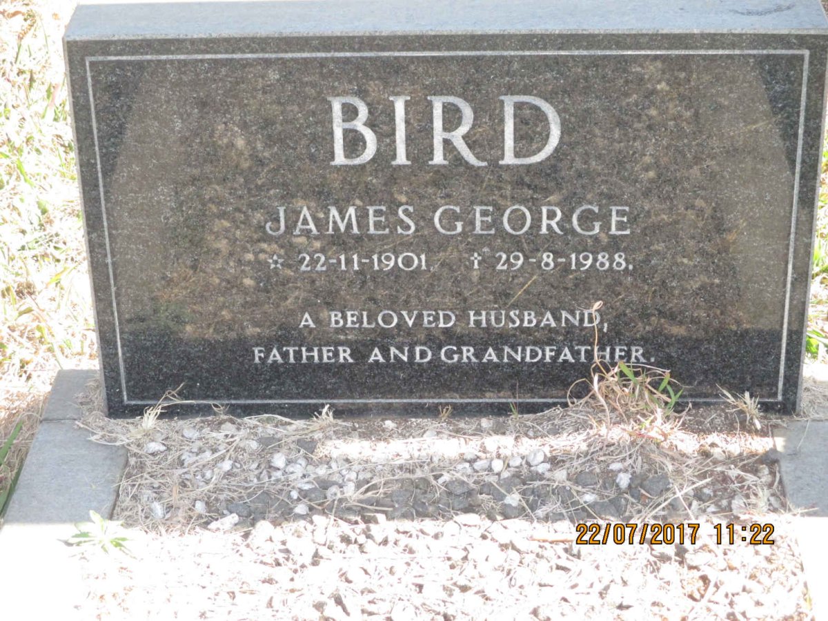 BIRD James George 1901-1988
