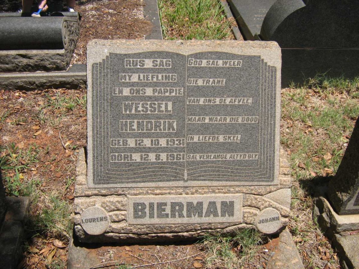 BIERMAN Wessel Hendrik 1931-1961