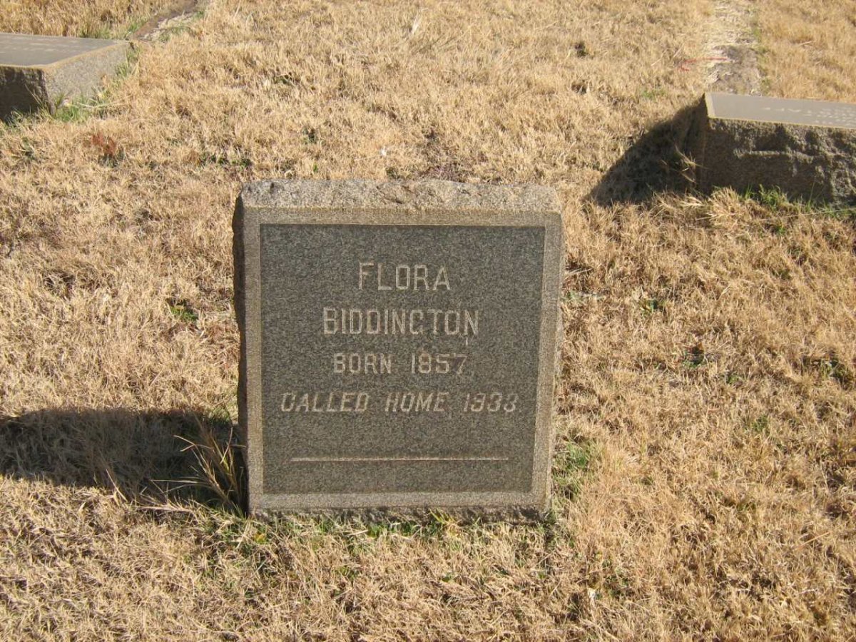 BIDDINGTON Flora 1857-1933