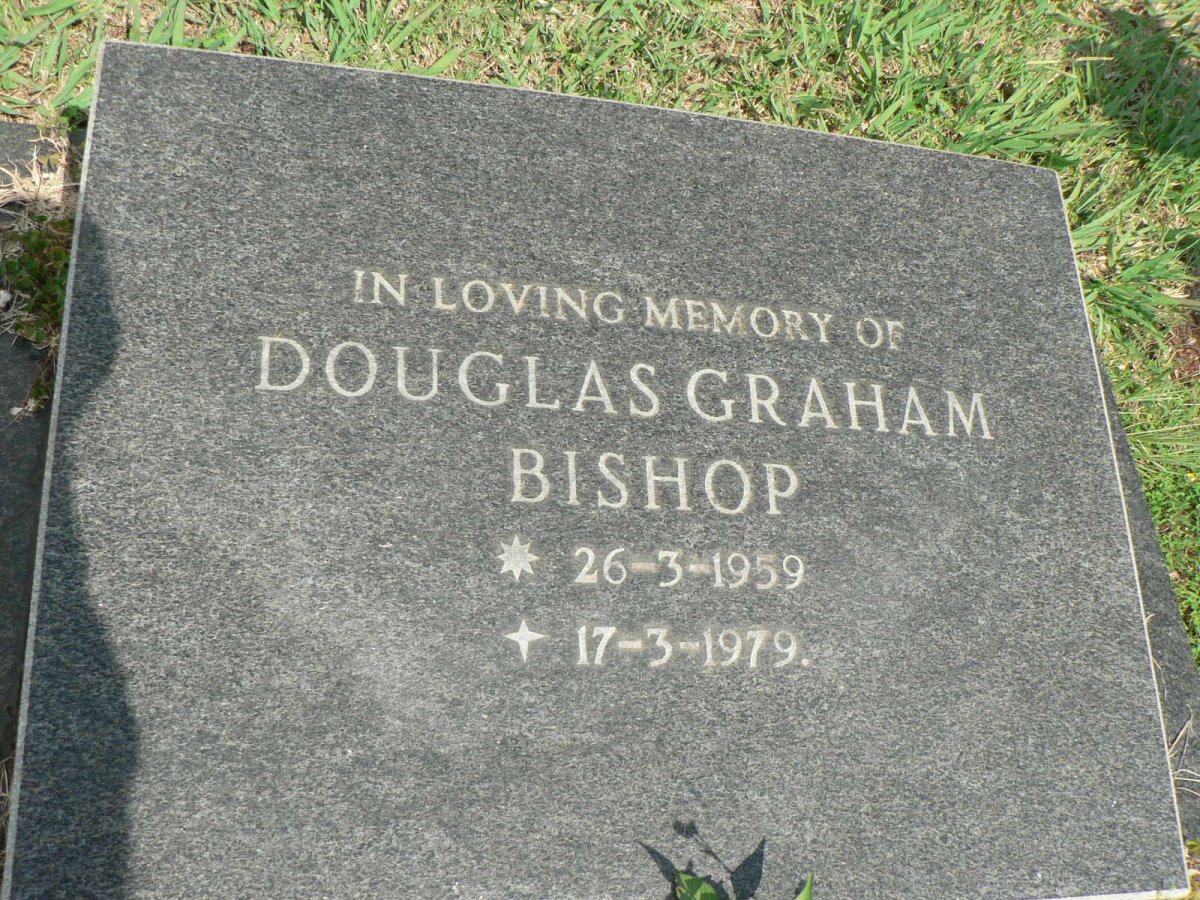 BISHOP Douglas Graham 1959-1979