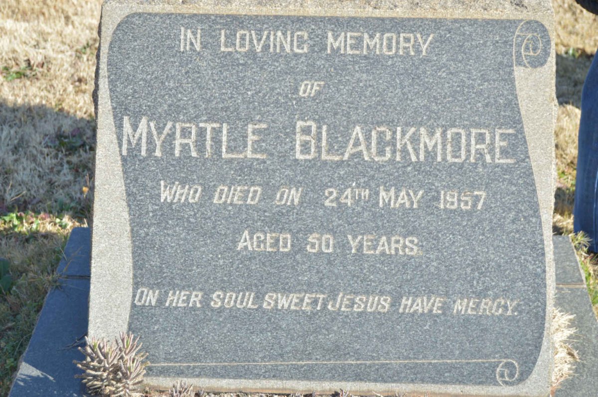 BLACKMORE Myrtle -1957