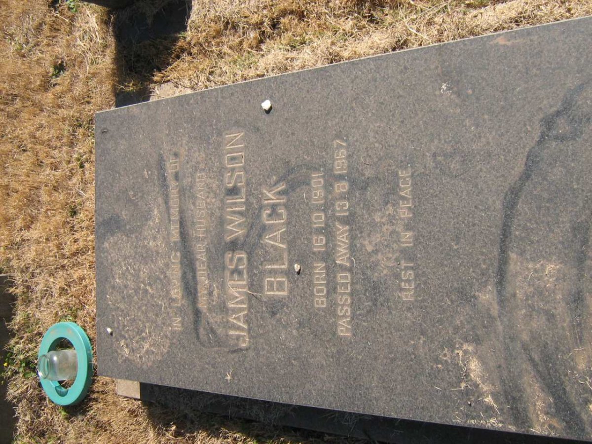 BLACK James Wilson 1901-1967