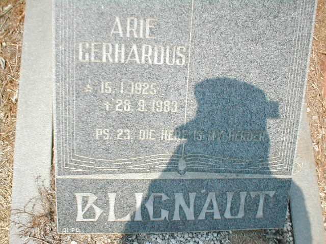 BLIGNAUT Arie Gerhardus 1925-1983