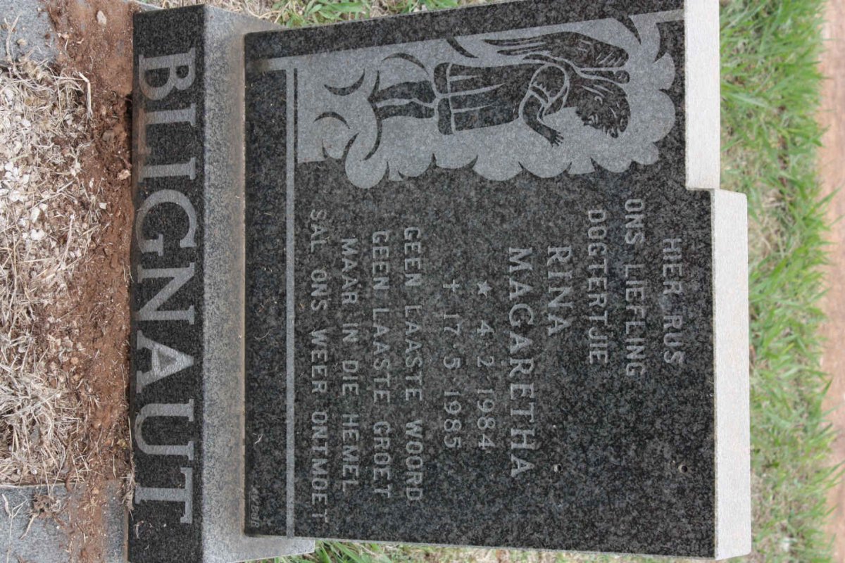 BLIGNAUT Rina Magaretha 1984-1985