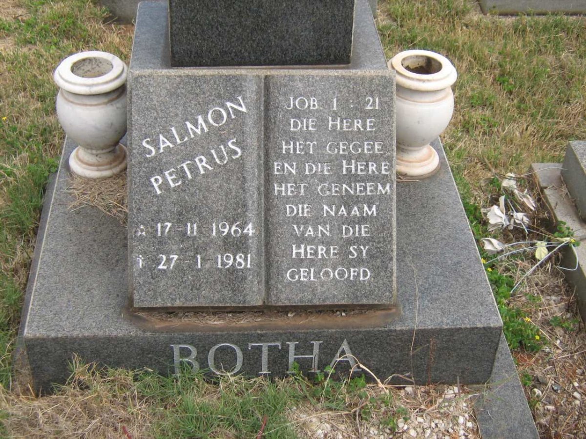 BOTHMA Salmon Petrus 1964-1981