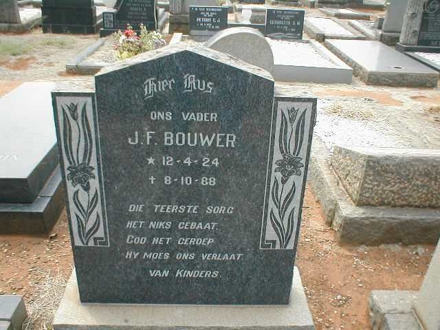 BOUWER J.F. 1924-1968