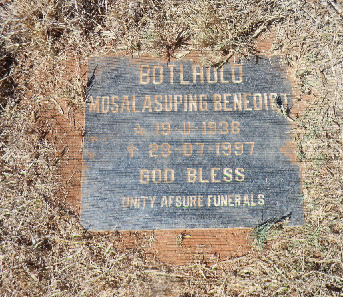 BOTHOLO Mosalasuping Benedict 1938-1997