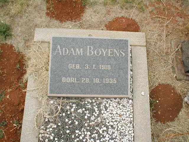 BOYENS Adam 1918-1935