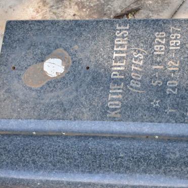 PIETERSE Kotie formerly BOTES 1926-1997