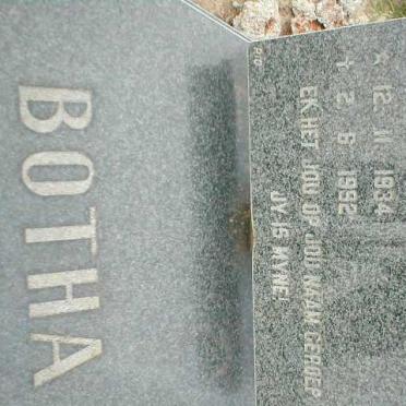 BOTHA Mike 1934-1992