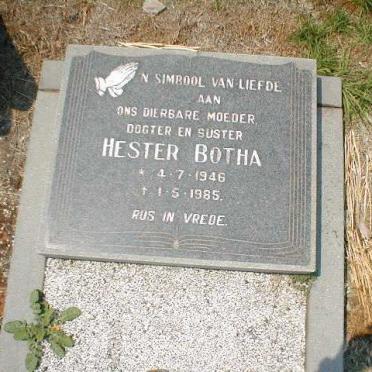 BOTHA Hester 1946-1985