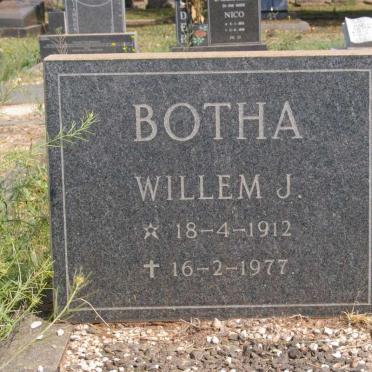 BOTHA Willem J. 1912-1977