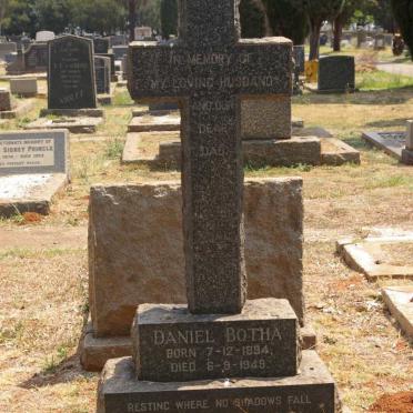 BOTHA Daniel 1894-1949