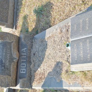 BOTHA Jan Hendrik 1911-1954 &amp; Elizabeth Catherine 1908-1975