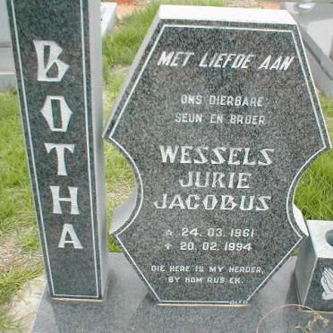 BOTHA Wessels Jurie Jacobus 1961-1994